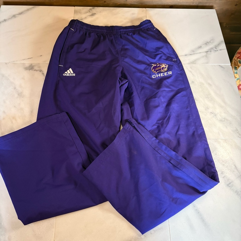 Adidas Purple Cheer Track Pants